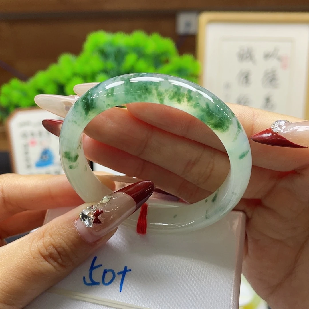 翡翠手镯未镶嵌53 号链接