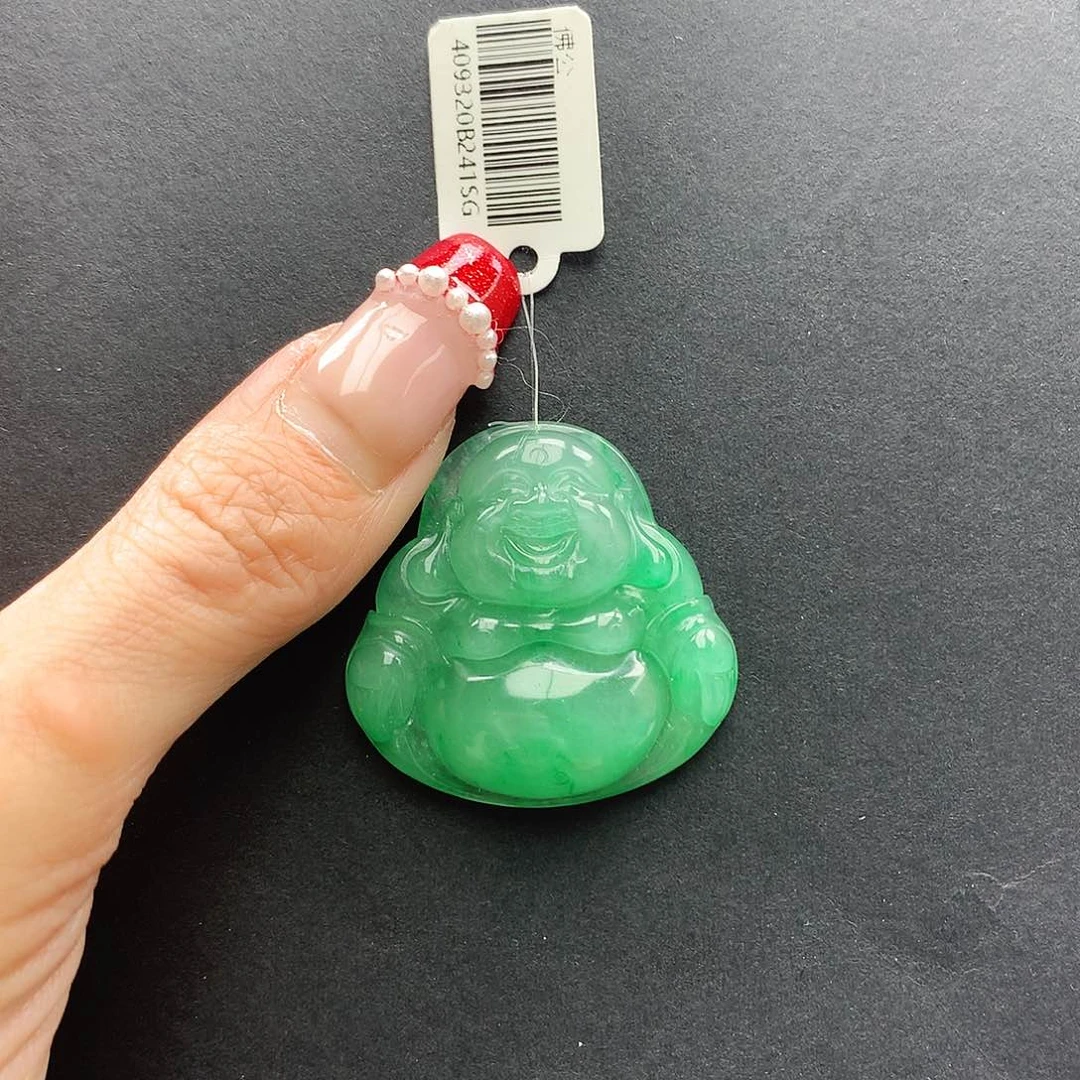 石英质玉吊坠(不含链)未镶嵌佛公