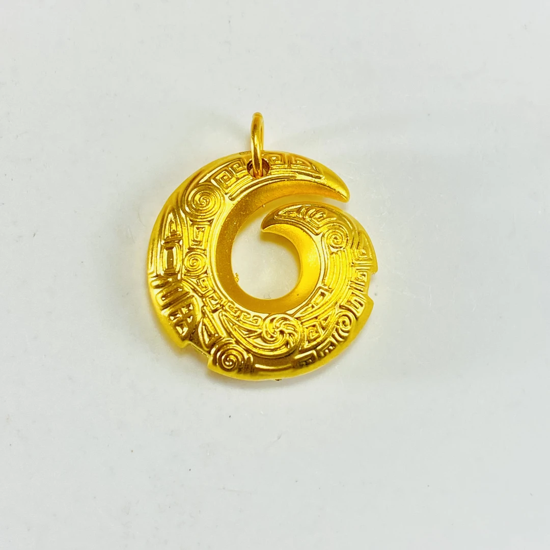 足金999 黄金凤扣 0.98