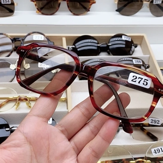 分体款纯天然石头水晶眼镜