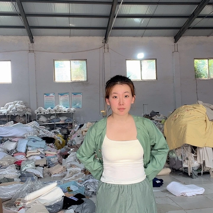 棉棉绿色棉麻半身裙均码150斤以内