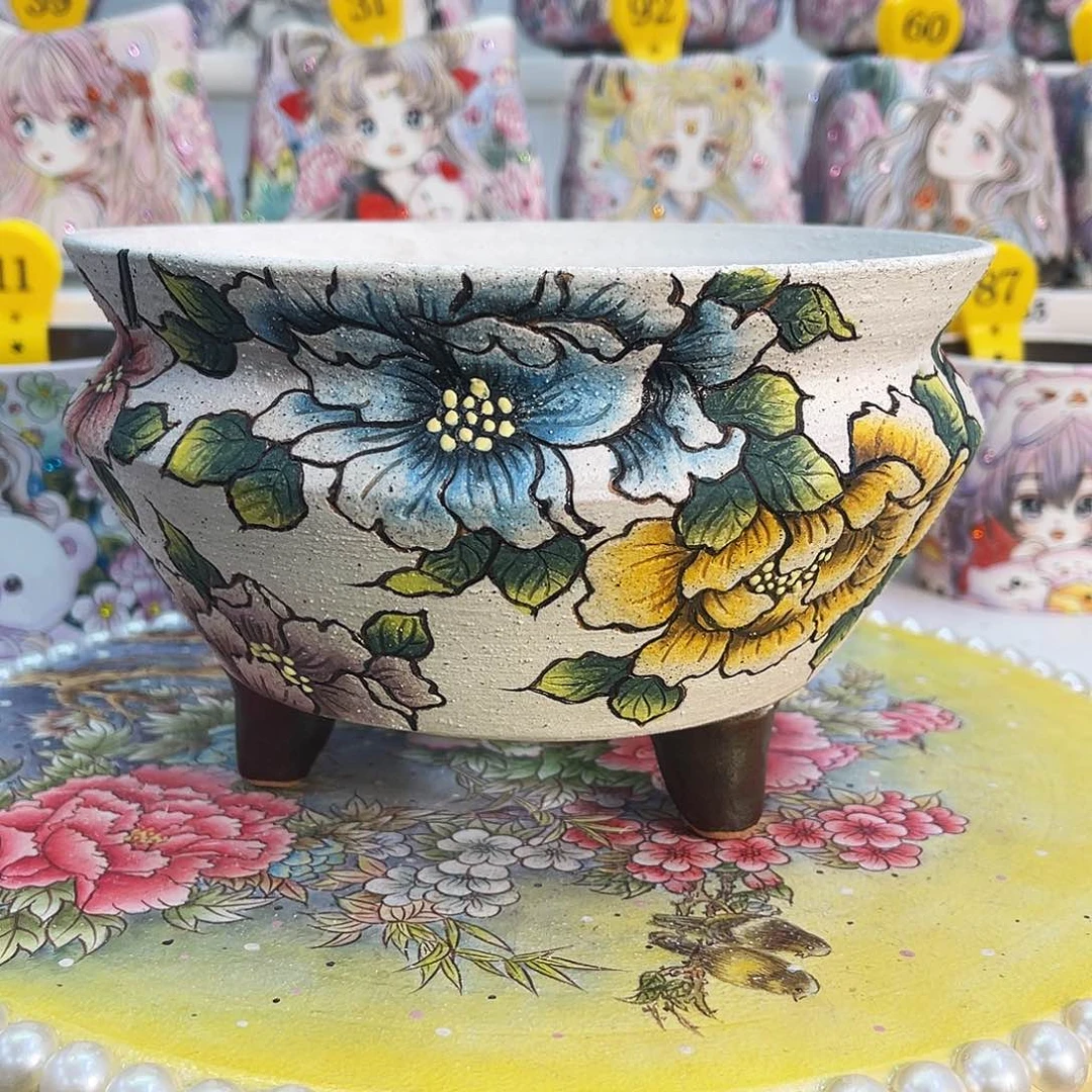 红陶。****.多肉花盆一物一拍