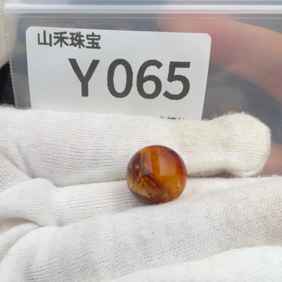 桃***～未镶嵌琥珀裸石琥珀蜜蜡