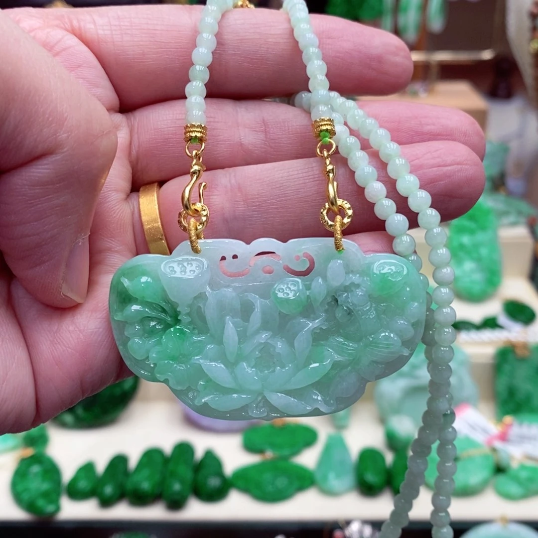 颈饰未镶嵌翡翠翡翠吊坠