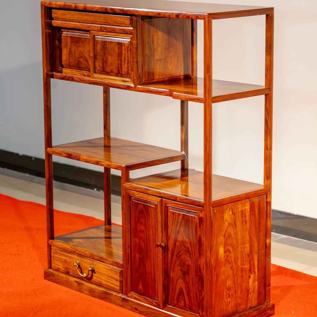 实用木质桌面置物架