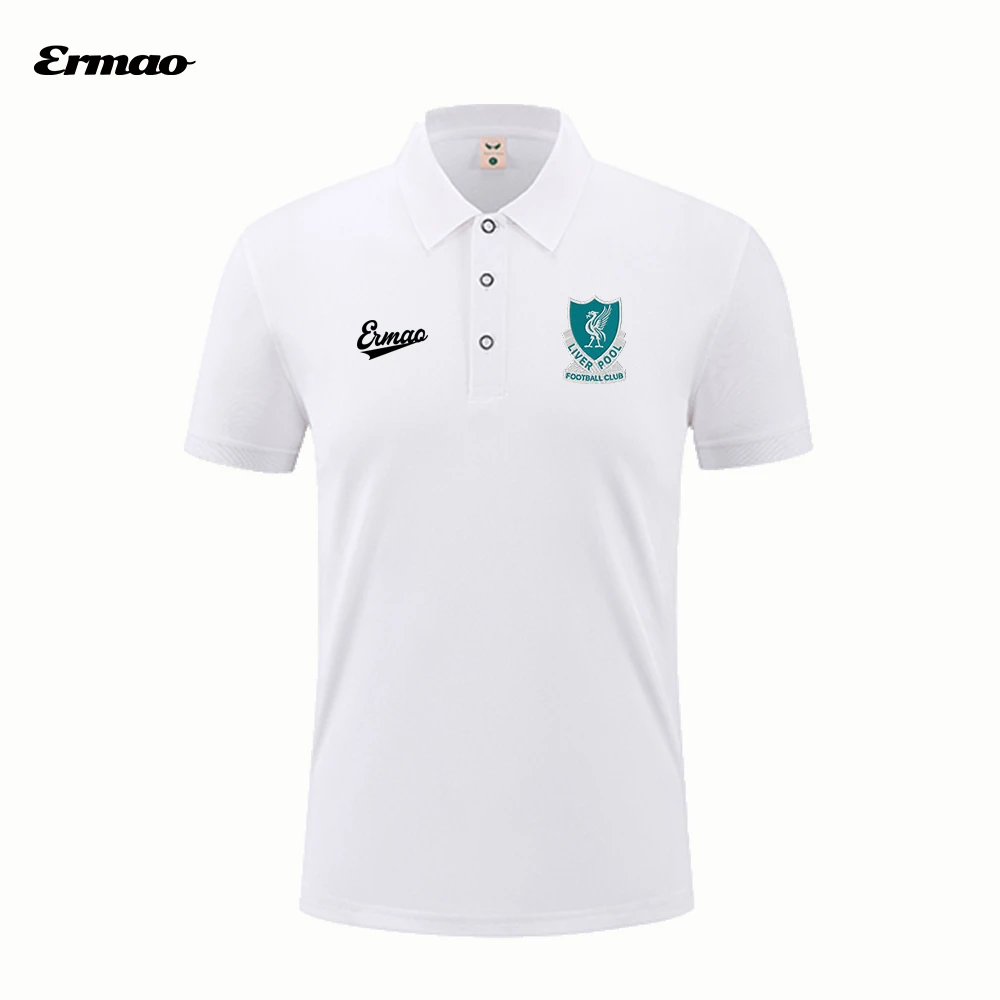 ERMAO-速干POLO新款利物浦基础设计简约原创足球重磅男女同款短袖
