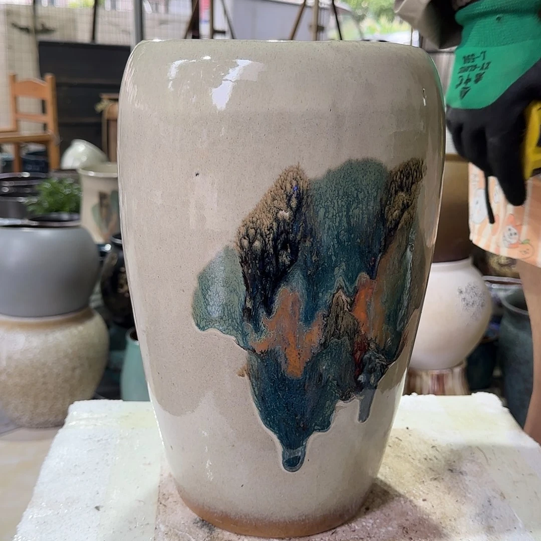 紫砂花盆尺寸18@32