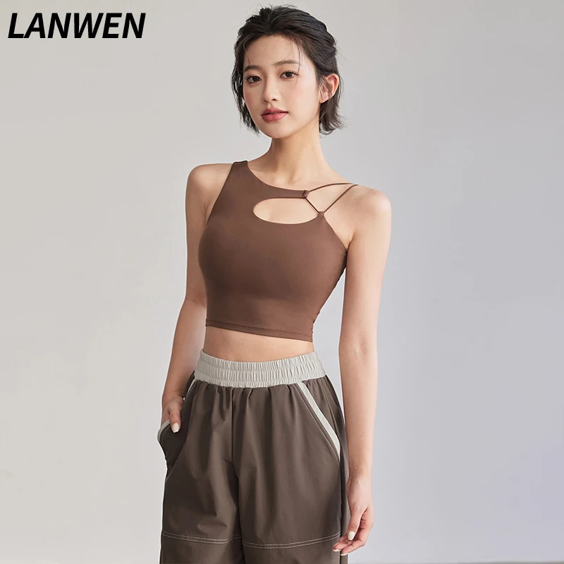 岚纹美背性感运动内衣女防震高强度跑步健身文胸防下垂瑜伽背心