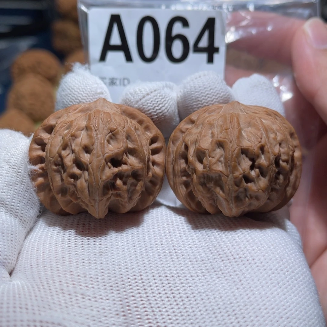 把件文玩核桃战鼓狮子头40全品