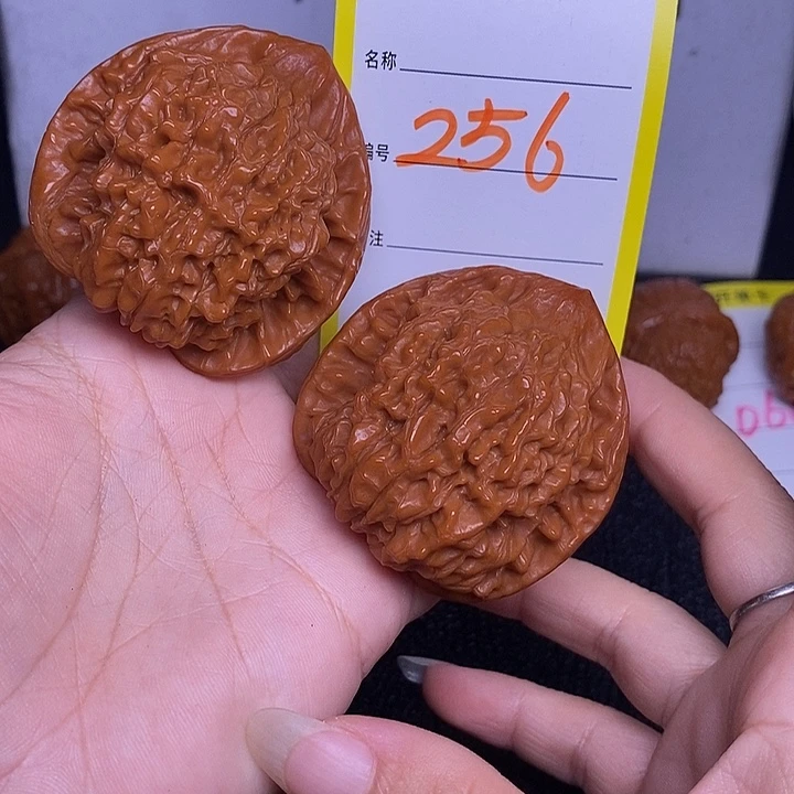 文玩核桃把件256/48.5官帽