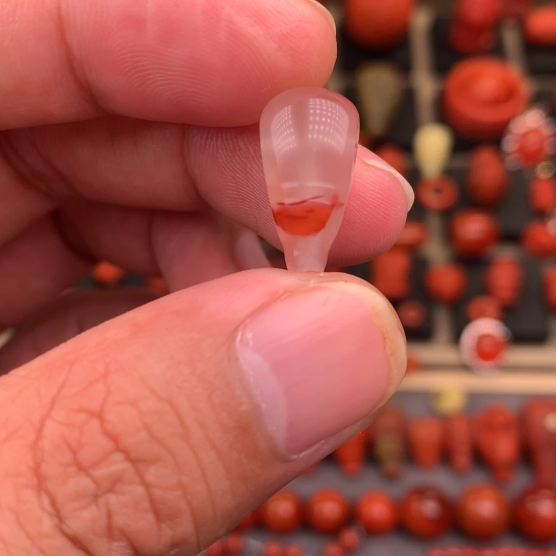 南红玛瑙未镶嵌冰飘三通9