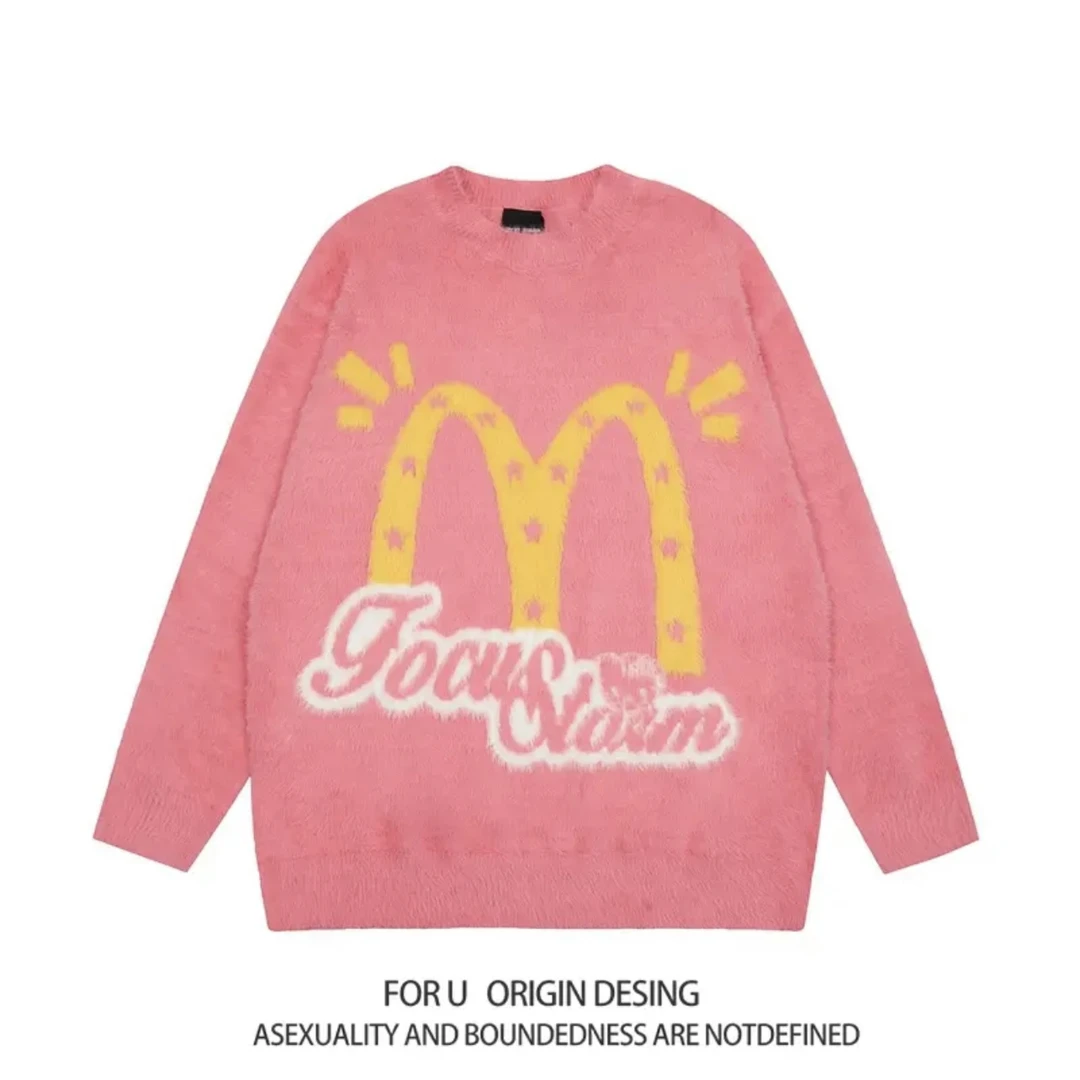 加厚款 大M 美式复古潮牌毛衣 60031