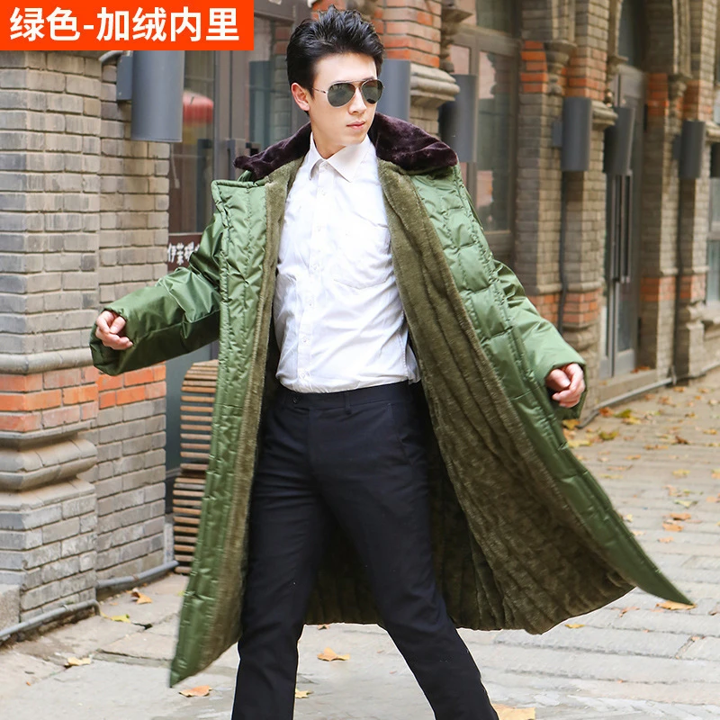 【现货+运费险】加厚保暖冷库防寒军绿色棉大衣民政救灾户外劳保棉