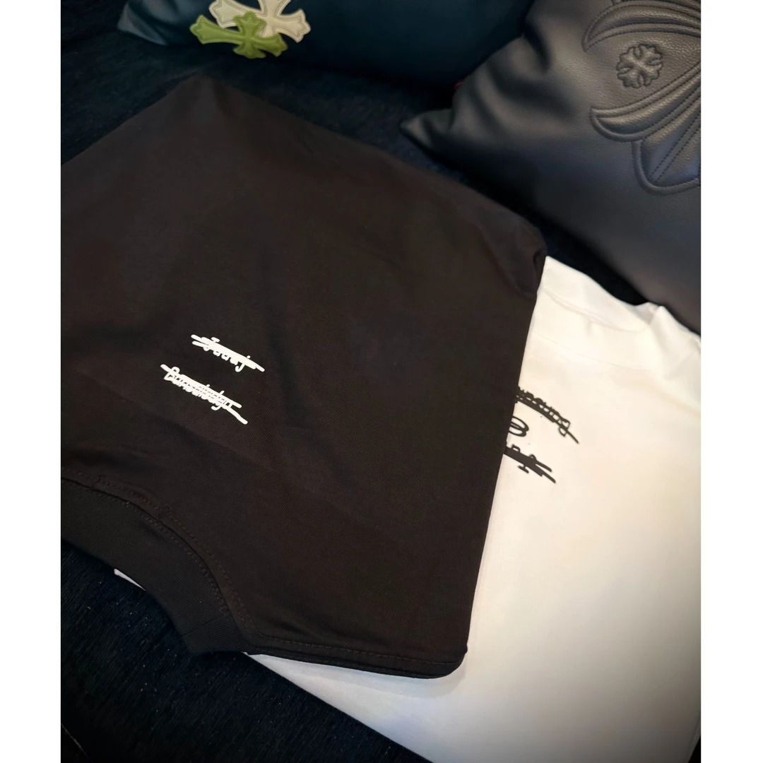 （钱老板专属）宽松【小8字发泡】男女同款短袖T恤