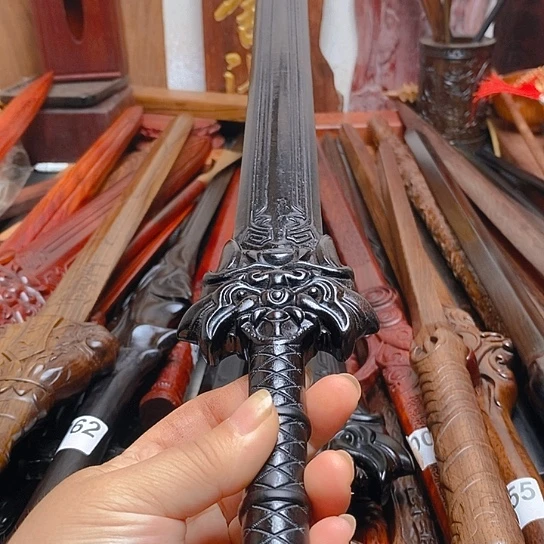 紫光檀木50长小逆鳞