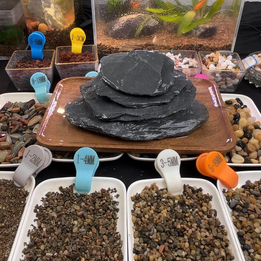 纯天然的片岩石4个