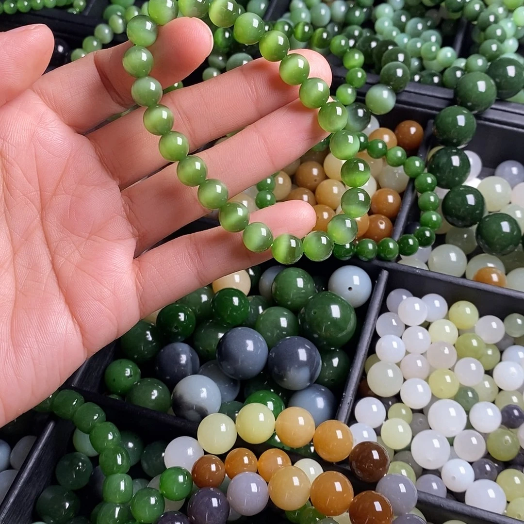 和田玉（碧玉）未镶嵌珠宝半成品