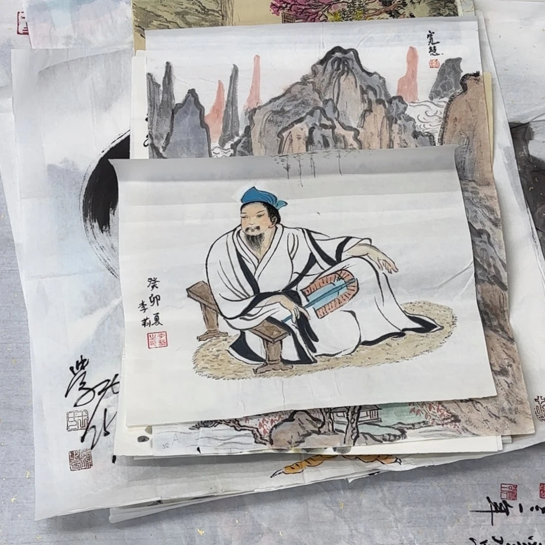 国画国画老师作品刘