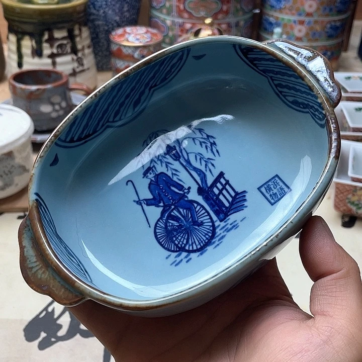 瓷片002 一人直播，看品直播间说序号