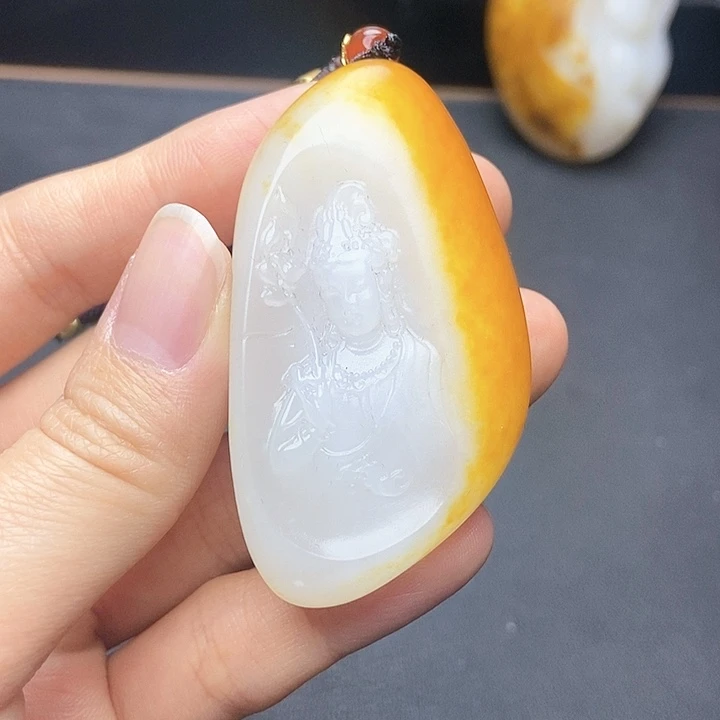 和田玉挂件未镶嵌N