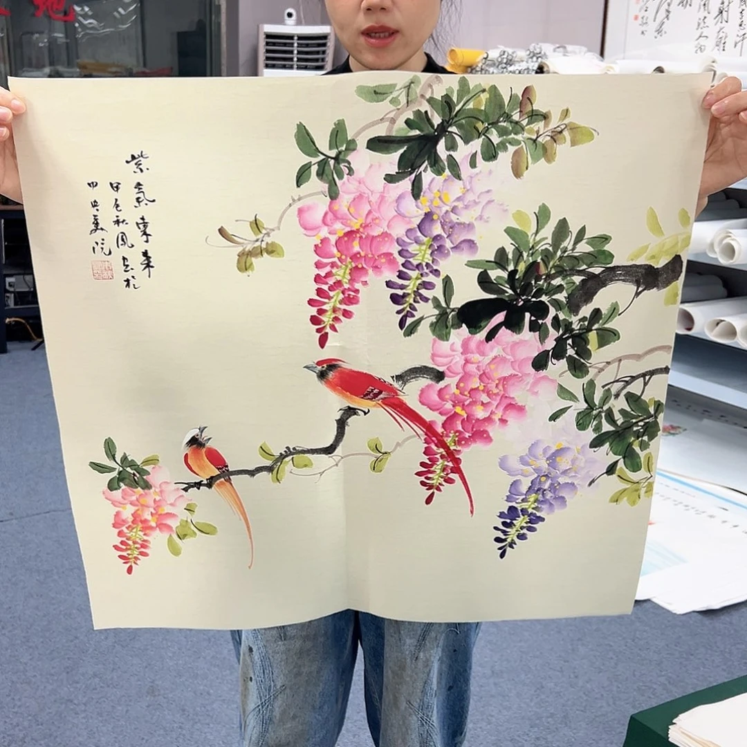 国画宣纸国画纯手绘作品