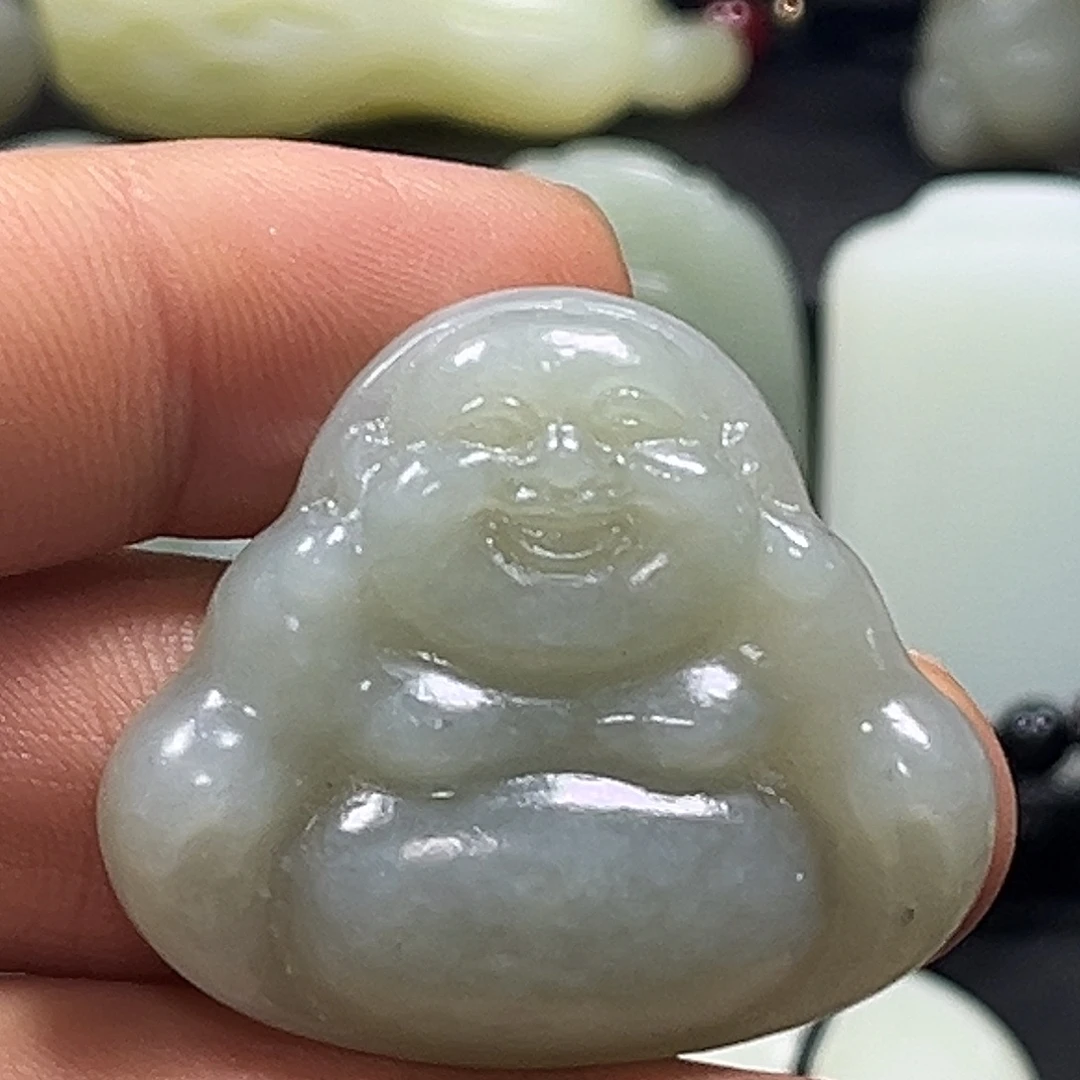 和田玉未镶嵌吊坠(不含链)福利品，不退换