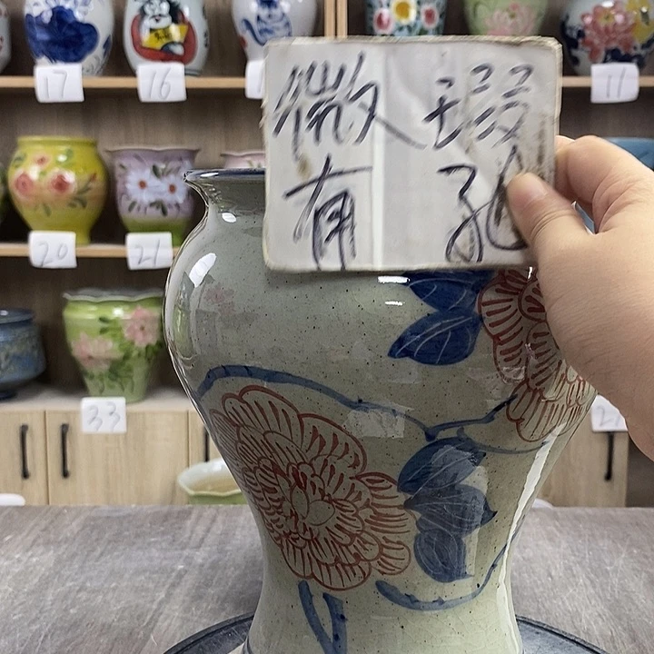 摆件12xc景德镇陶瓷花盆