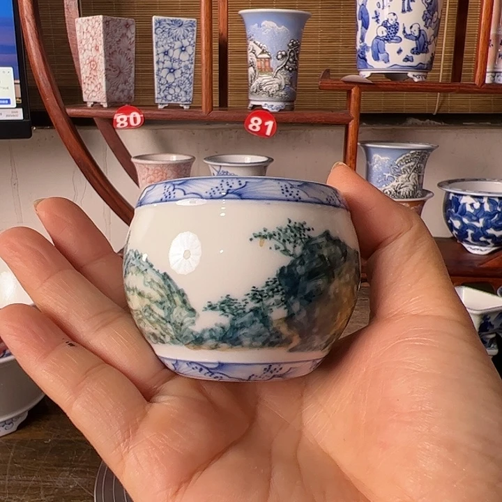 手绘手工陶瓷花盆