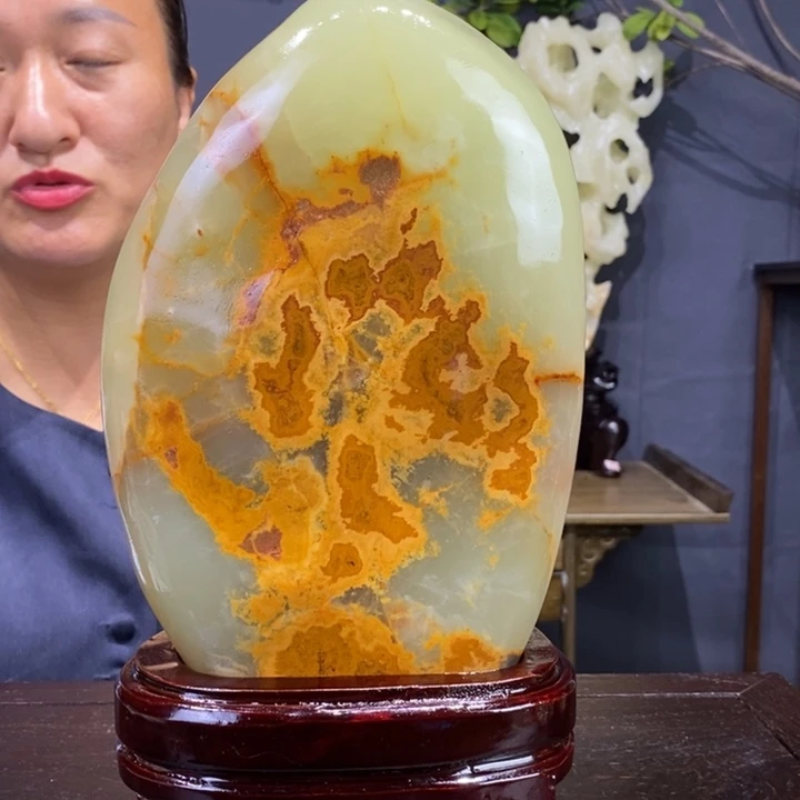 石材伊朗古青石摆件