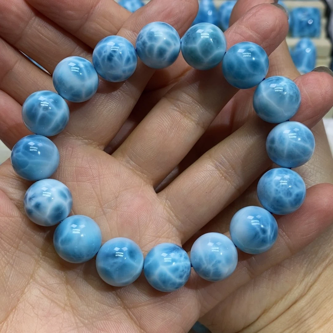 针钠钙石（海纹石）未镶嵌手链