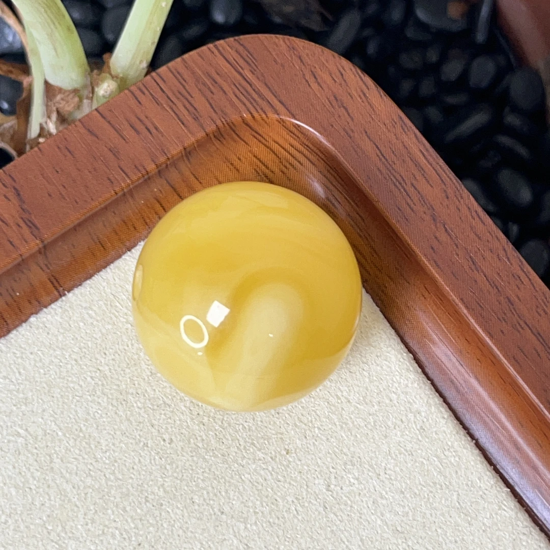 天然原矿无优化无烤色无补胶无煮蜜无辐照蜜蜡单珠吊坠（1226）