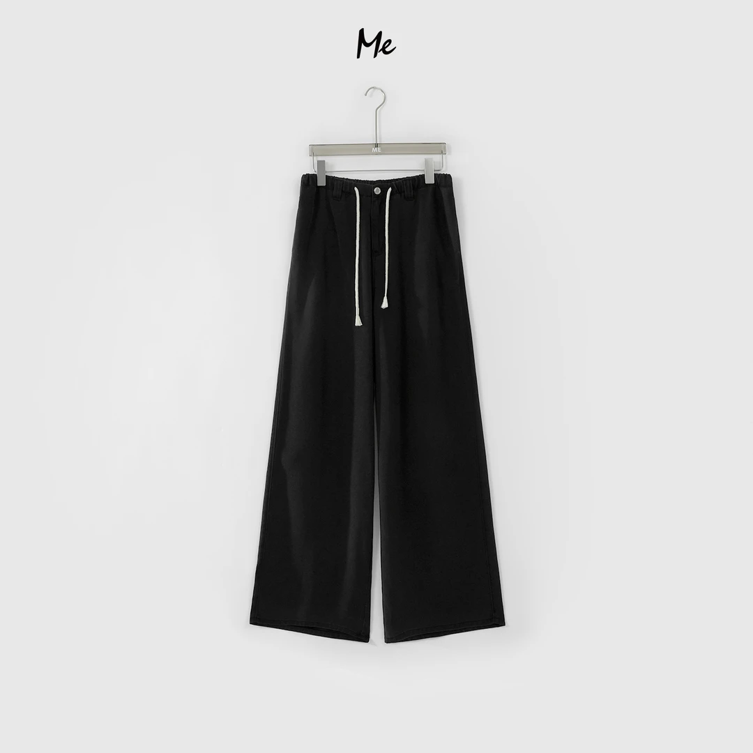 ME【天丝牛仔裤】夏季新款百搭女士黑色显瘦气质高腰裤子MEQS3309