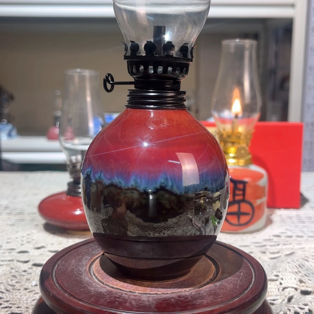 摆件景德镇陶瓷香薰灯