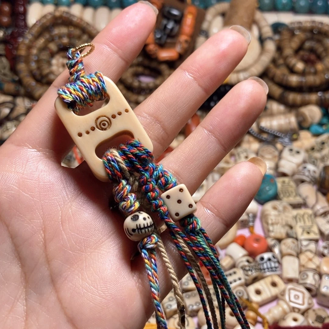 柏香籽/百香籽吊坠风**动