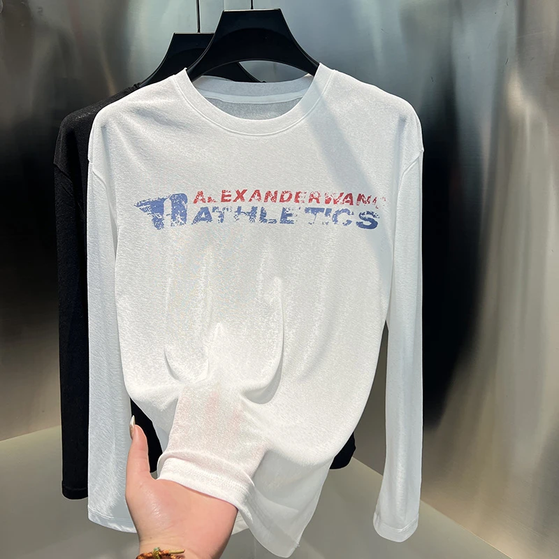 2025夏季新款男士时尚休闲圆领印花简约潮流百搭情侣夏季防晒服