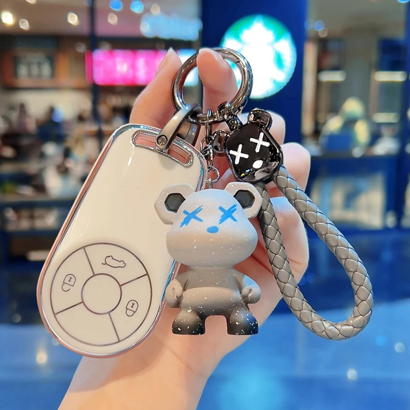 适用欧拉好猫钥匙套黑猫白猫闪电猫GT芭蕾猫高级2024款车长城好猫