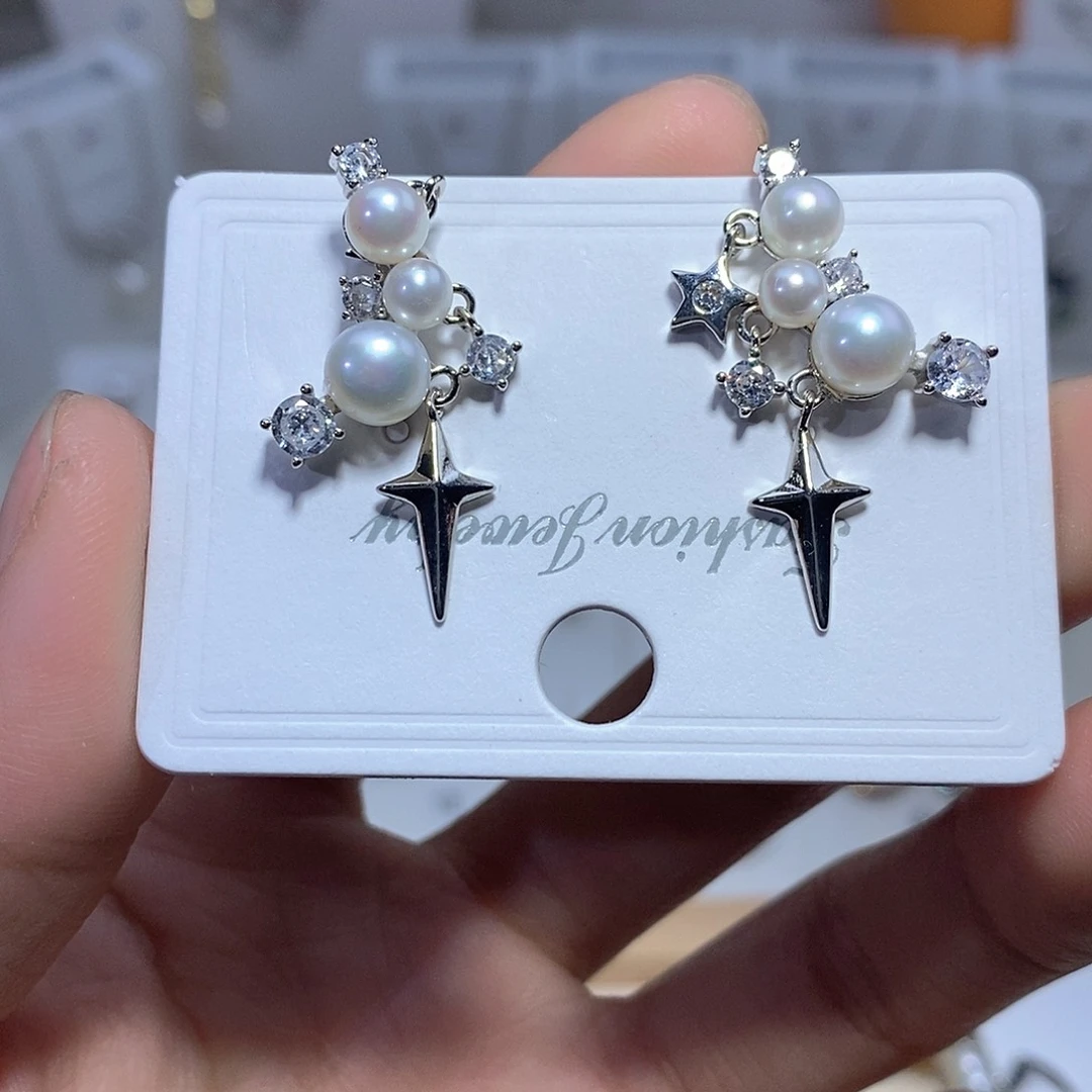 淡水珍珠未镶嵌耳饰