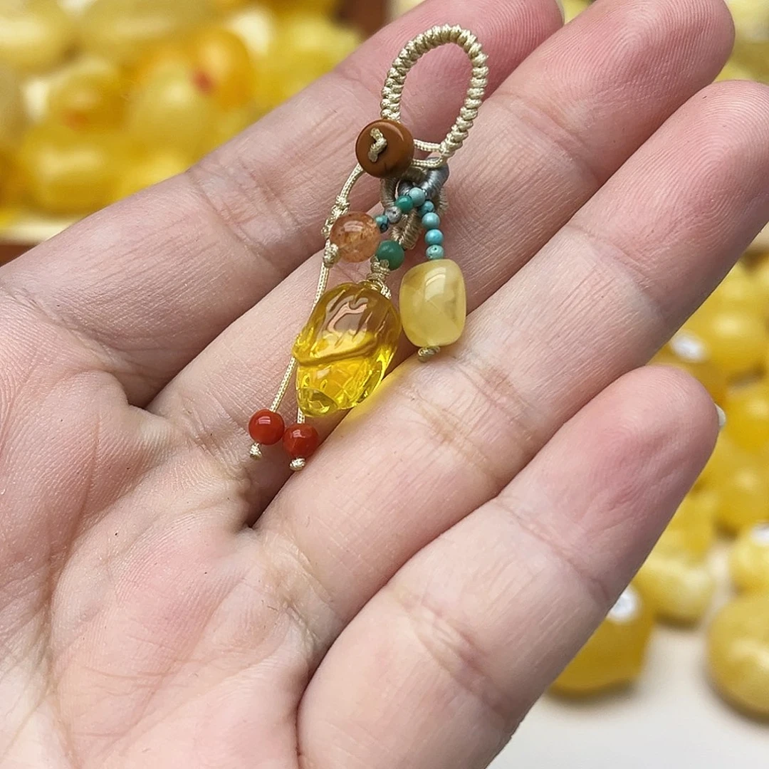 蜜蜡未镶嵌裸石天然