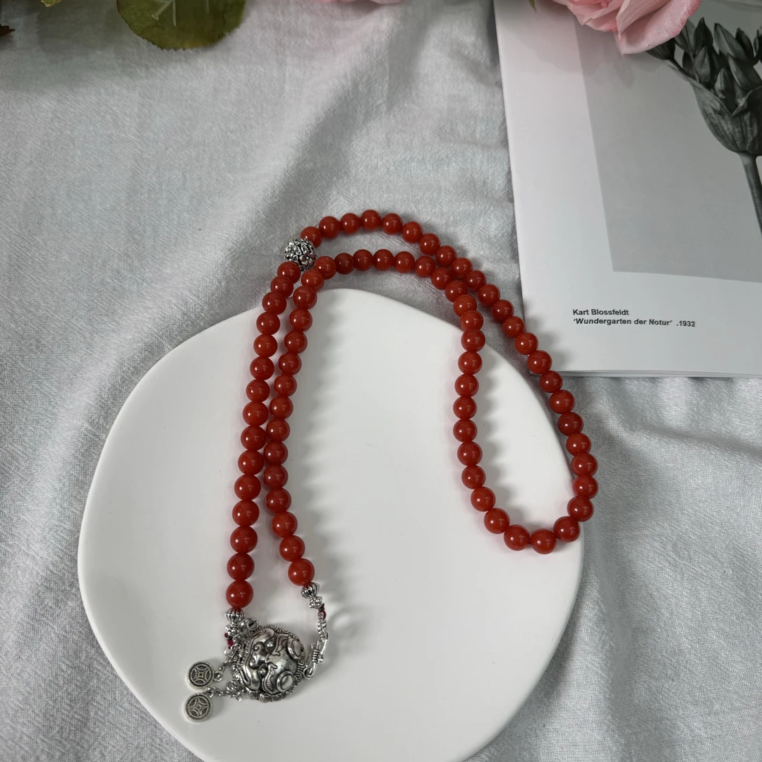 高定珠宝满红项链YL936S0218