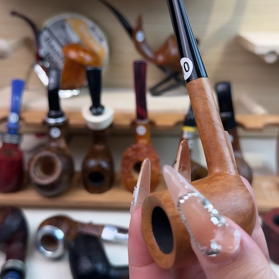 石楠木铅笔杆撞球烟斗手工