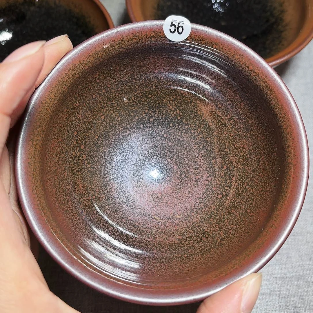 出***画茶盏子衿手工柴烧盏56精品