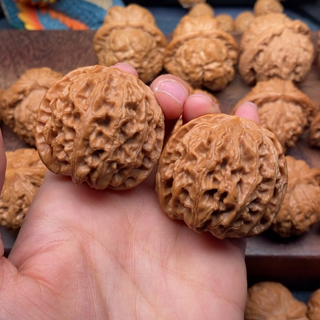 文玩核桃把件41原桩苹果园