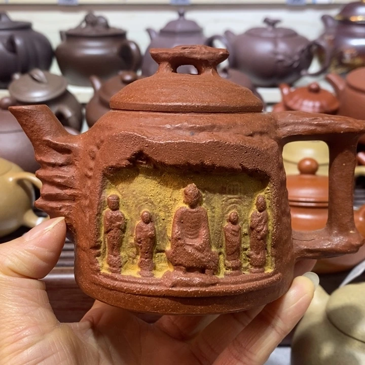 紫砂茶壶微瑕处理一把