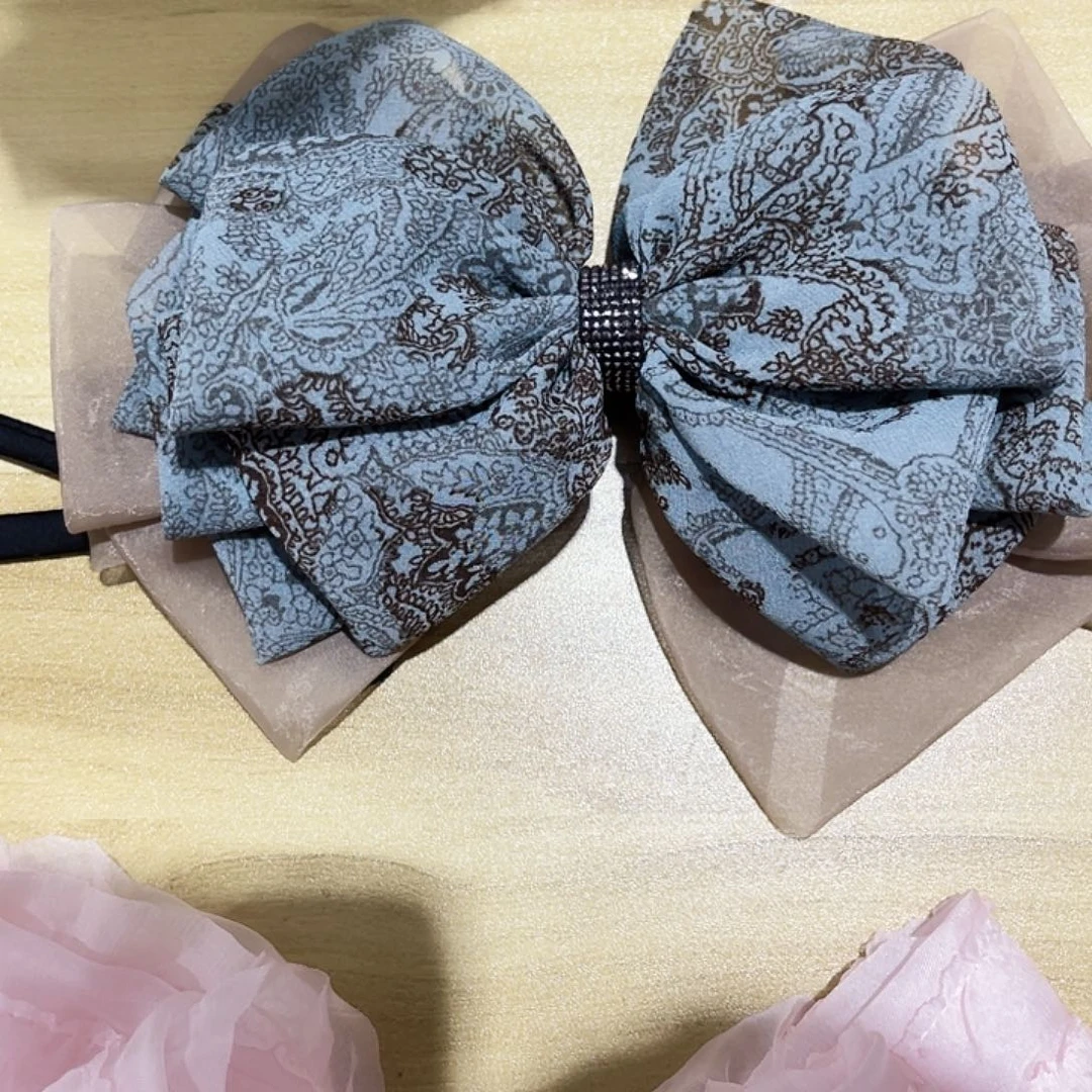铁合金布艺蝴蝶结发夹