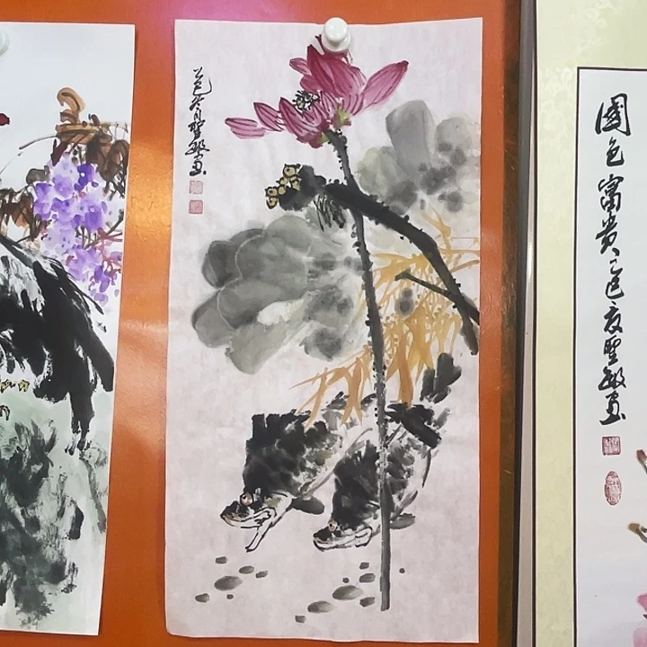 国画张圣敏先生纯手绘作品