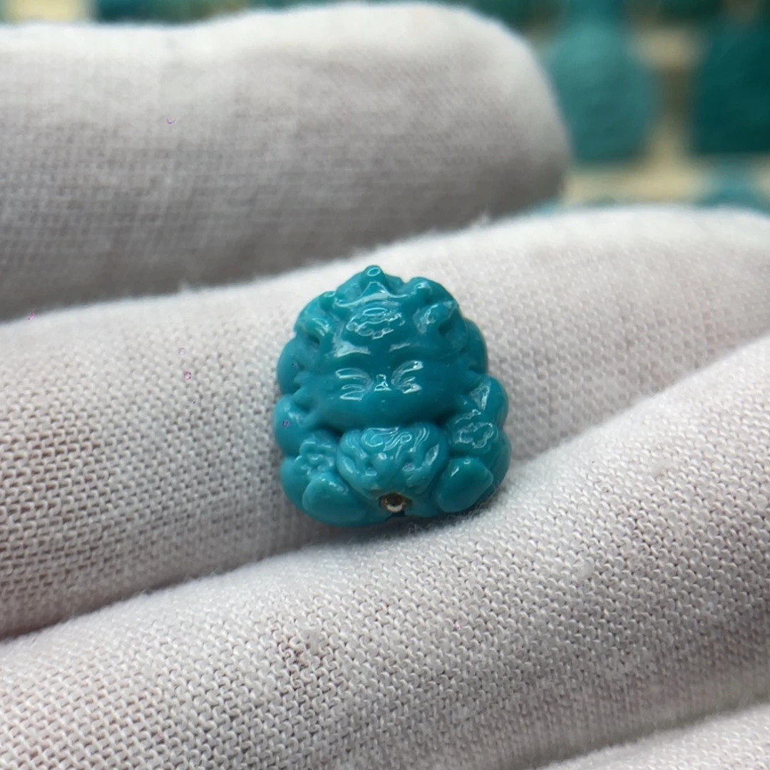 绿松石未镶嵌颈饰卡12.8-14-7