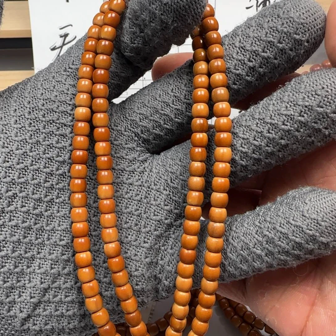 橄榄核手串老挝5.8mm微色差