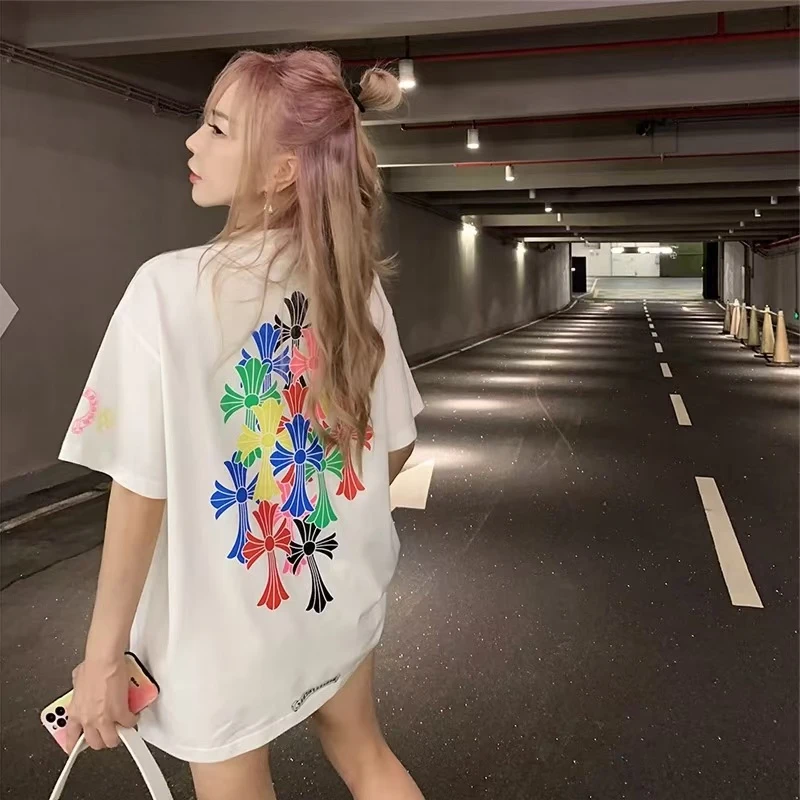 【FULLOCEAN】Y10 印花大码T女款男女同款T恤衫宽松1886Mm