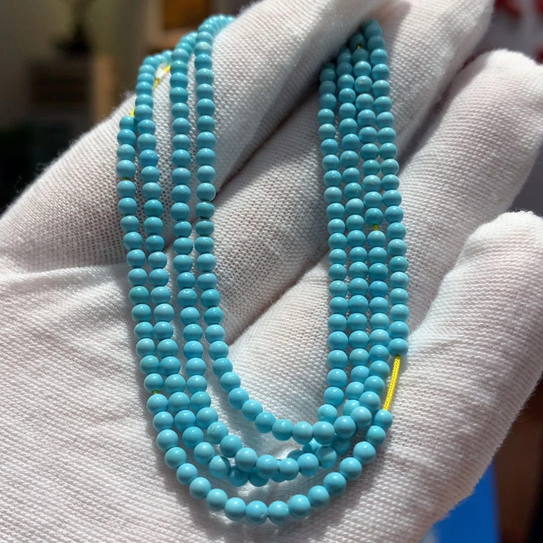 未镶嵌绿松石长链