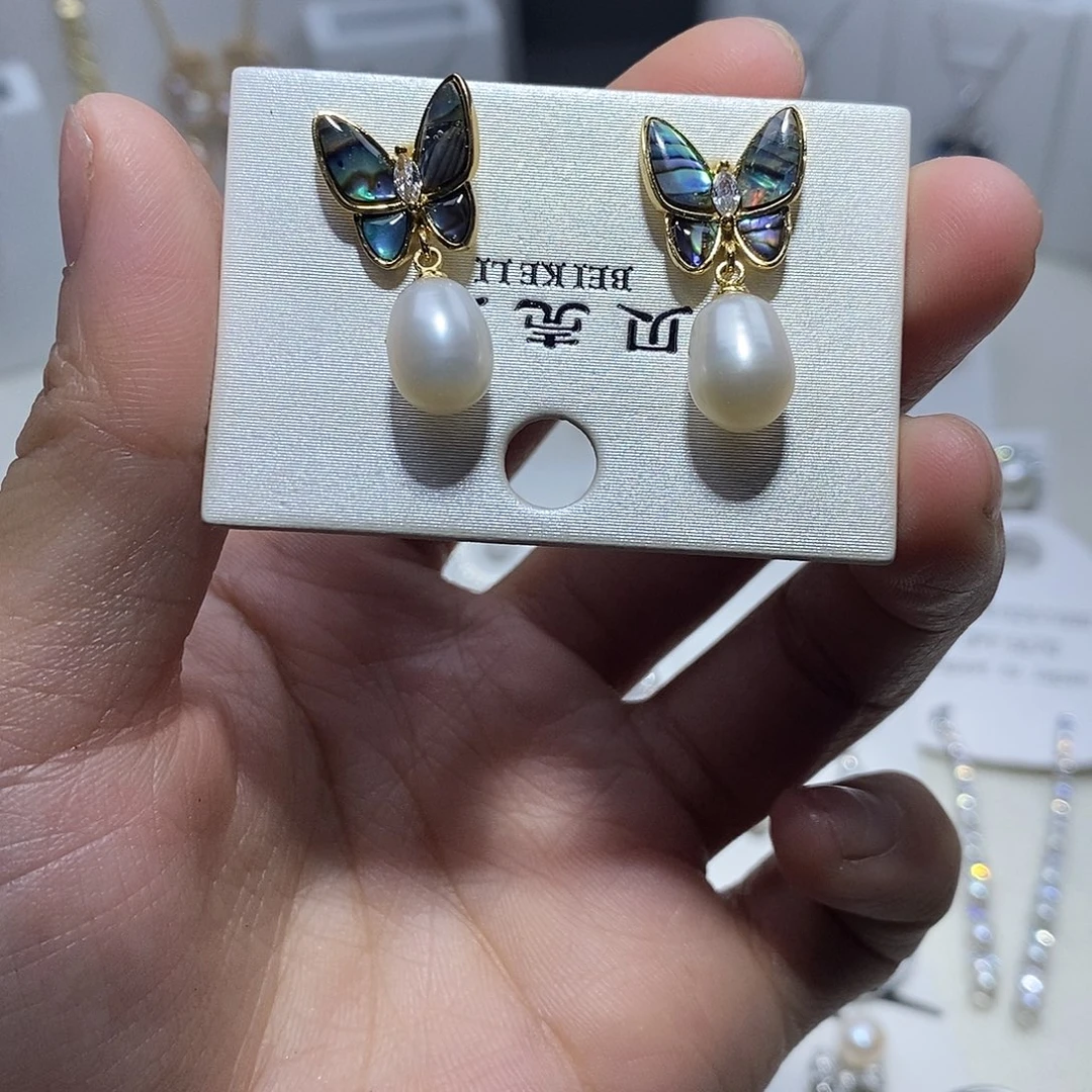 耳饰未镶嵌淡水珍珠